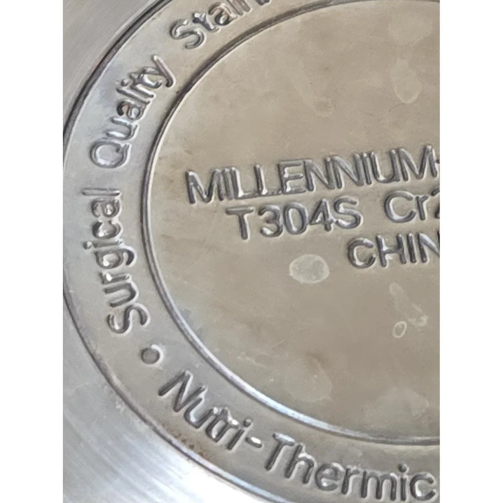Nutri-Stahl Millennium XXIV E Pot T304S Surgical Stainless Steel TempAlert Lid
